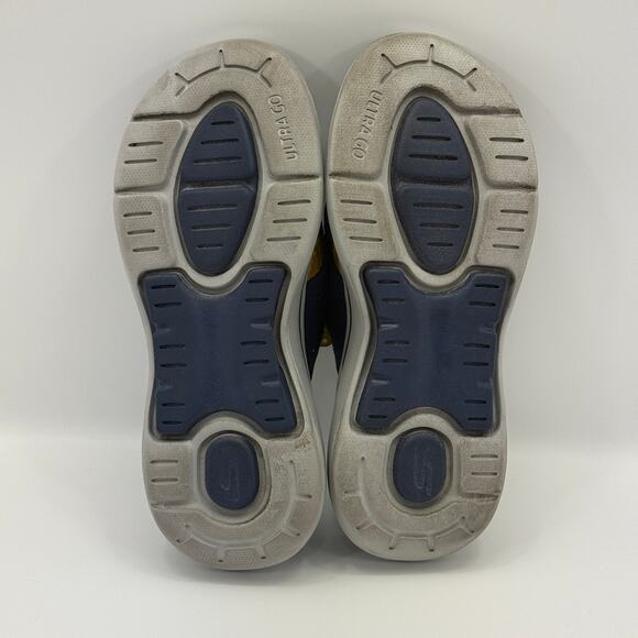 Skechers Ultra Go Arch Fit Navy Open Toe Sandals Womens 7 Shoes - Picture 7 of 8